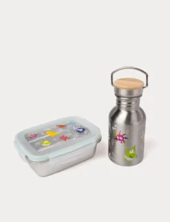 Babblarna, Lunchset i rostfritt stål