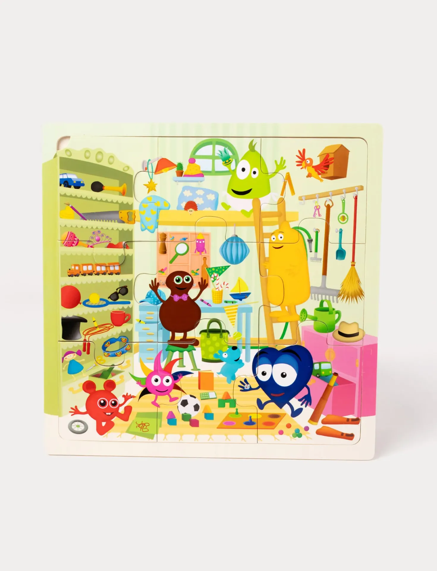 Babblarna, Pussel, I Babblarnas prylbod, 9 bitar