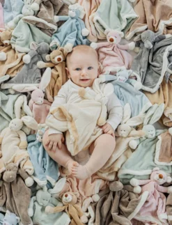 Diinglisar, Snuttefilt, Kanin, Beige