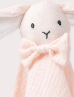 Diinglisar, Snuttefilt, Muslin, Kanin, Rosa