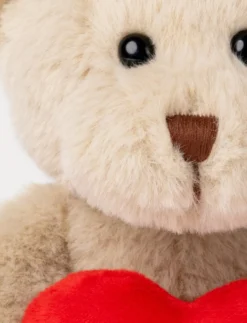Theo med hjärta, Nalle, Beige